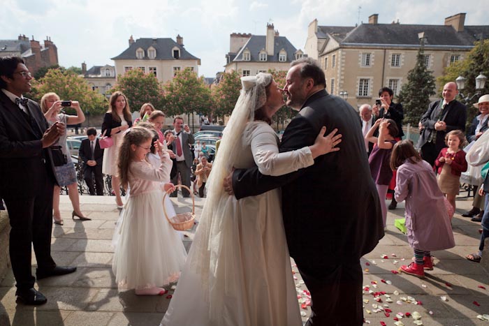 reportage photo mariage rennes photographe mariage église cérémonie religieuse